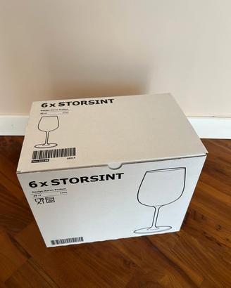 set 6 calici di vino Ikea