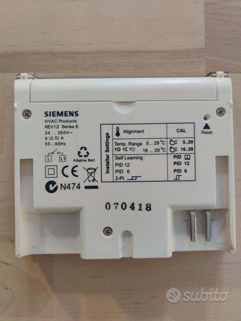 Termostato siemens rev online 12