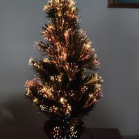 Albero di Natale a fibre ottiche
