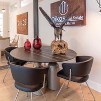 Set design Bonaldo: 4 sedie Bahia + tavolo Cop