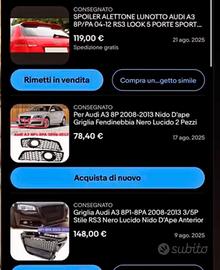 ATTREZZI AUTO AUDI