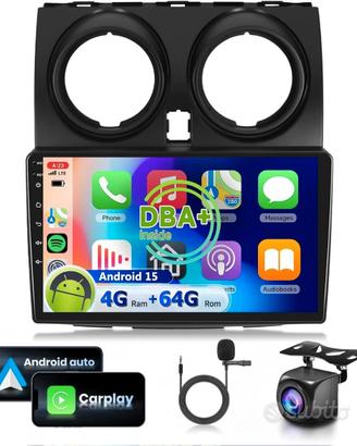 Autoradio Android per Nissan Qashqai J10 con DAB+