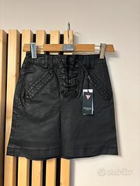 Gonna Guess effetto pelle con lacci taglia XS