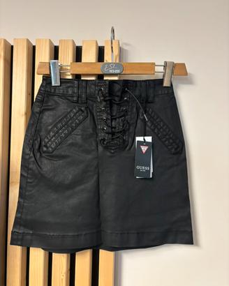 Gonna Guess effetto pelle con lacci taglia XS