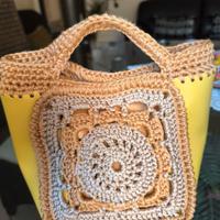 borsa all' uncinetto 