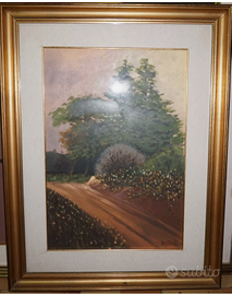 QUADRO CON CORNICE-PAESAGGIO DE SANTIS
