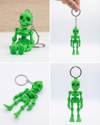 Portachiavi Scheletro Articolato Stampa 3D