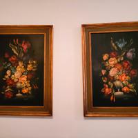 Coppia quadri nature morte
