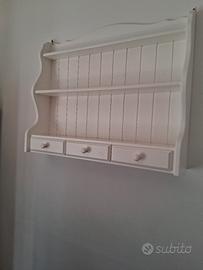 piattaia bianca in legno