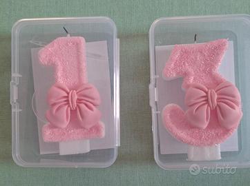 Stock 2 candeline compleanno accese 1 volta