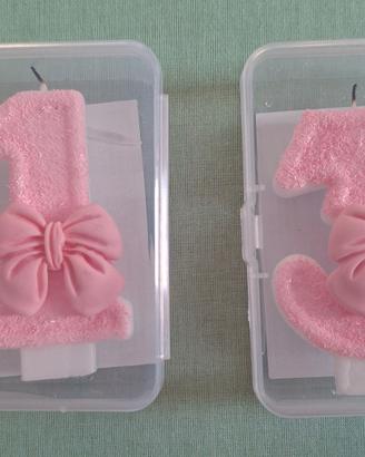 Stock 2 candeline compleanno accese 1 volta