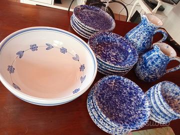 servizio piatti in cotto 