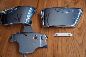 Coperture laterali cromate 3pz VALKYRIE F6C HONDA