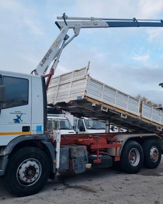 Iveco Eurotech 190E30 gru e ribaltabile