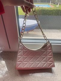 borsa bianca a spalla