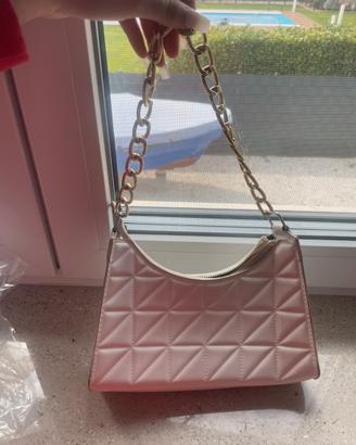 borsa bianca a spalla