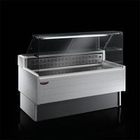 banco refrigerato vetri dritti 250 cm