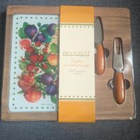 Brandani Tagliere con coltelli formaggio