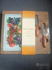 Brandani Tagliere con coltelli formaggio