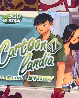 Cartoonlandia Box 3CD Nuovo Sigillato