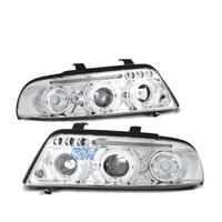 FARI AUDI A4 B5 99-00 ANGEL EYES LED CROMATI