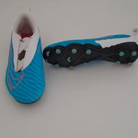 nike phantom gx  bianca azzurra 38,5