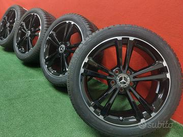 Cerchi Mercedes A B C CLA + TPMS + Gomme 225 45 18