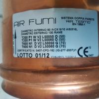 Tubo da 1 metro  acciaio inox 80/130 coibentato 