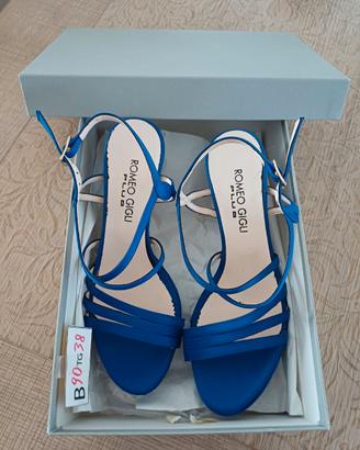 Sandali Romeo Gigli Plus - Blu Elettrico