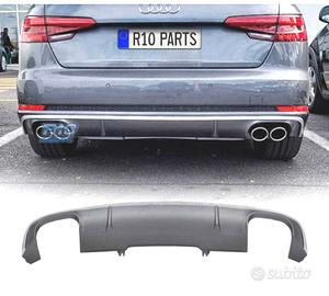 DIFFUSORE AUDI A4 B9 16-19 LOOK S4