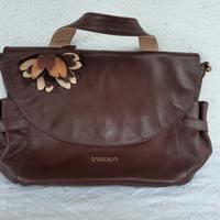 Borsa Braccialini in pelle marrone originale