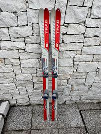 Sci da alpinismo skitrab 157 con attacchi e pelli