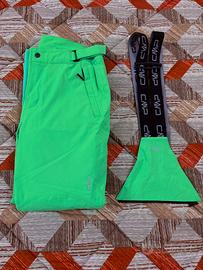 Pantaloni da sci uomo CMP verde fluo (taglia 48 M)