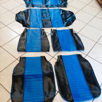 Kit fodere FIAT 500 epoca colore nero/blu