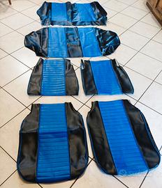 Kit fodere FIAT 500 epoca colore nero/blu