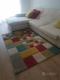 Tappeto moderno multicolore