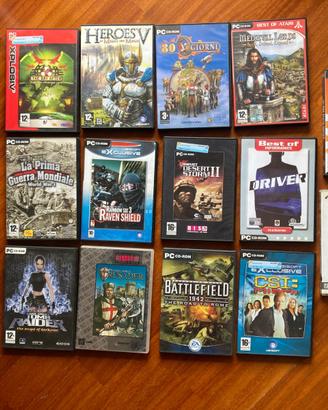 Raccolta giochi vari per console/pc.