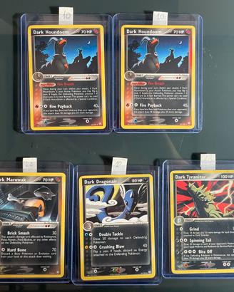Lotto 5 Carte Pokemon Ex Team Rocket Returns