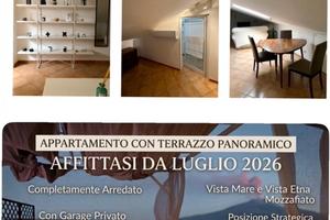 Attico Panoramico vista Etna/mare zona Etna Bar