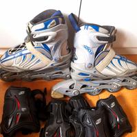 Pattini a rotelle/roller tg regolabili  33 al 36