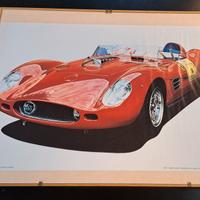 QUADRO FERRARI TESTA ROSSA STILIZZATA KODAMA
