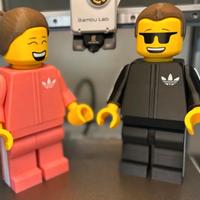 Coppia omini Lego XXL 20cm Adidas