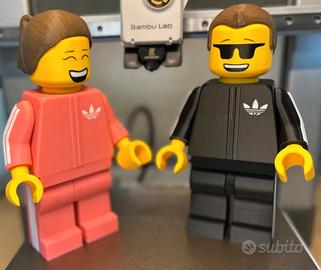 Coppia omini Lego XXL 20cm Adidas