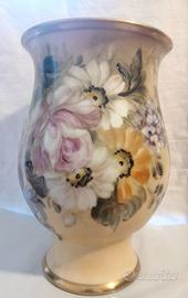 Vaso Porcellana Limoges Dema Vintage H 24 cm