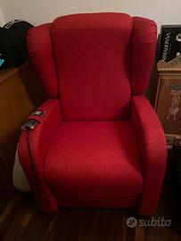 Poltrona reclinabile elettrica per anziani