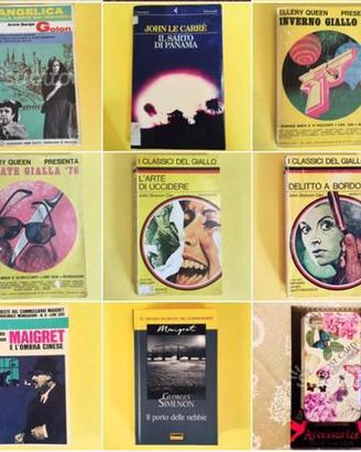 Libri romanzi e gialli vintage