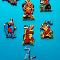 7 figurine plasteco formaggino Mio anni '70