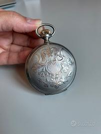 Orologio da taschino antico in argento