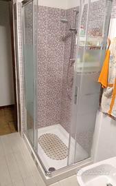 Box Doccia Angolare con ante scorrevoli 70x100cm