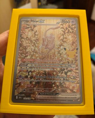 Carta Mew 30 anniversario Pokemon 